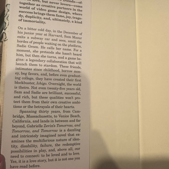 Hardcover Tomorrow and Tomorrow and Tomorrow Book - Picture 2 of 4